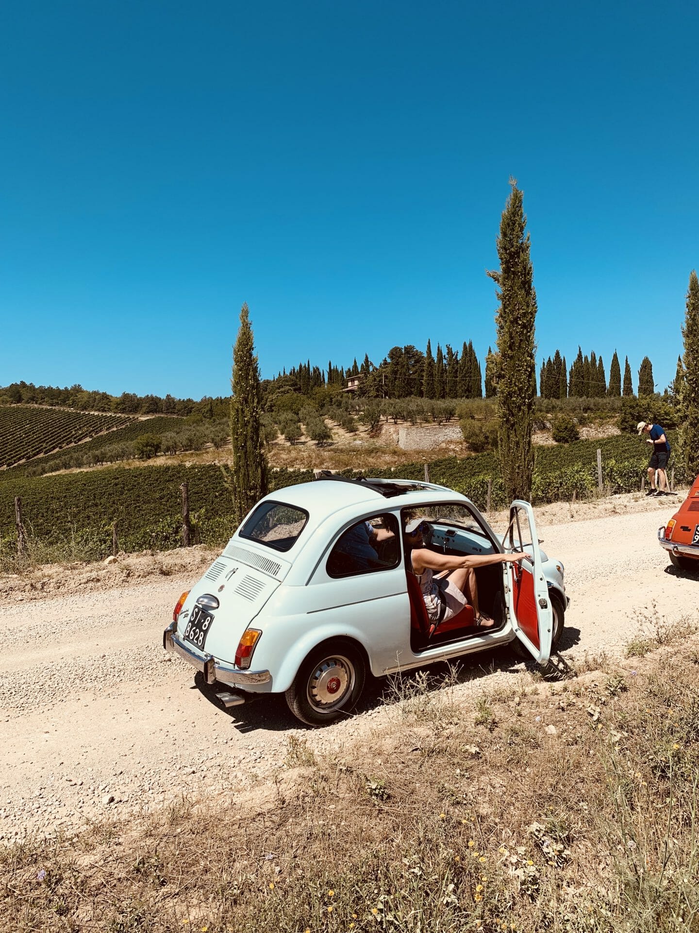 fiat 500 tuscany hill